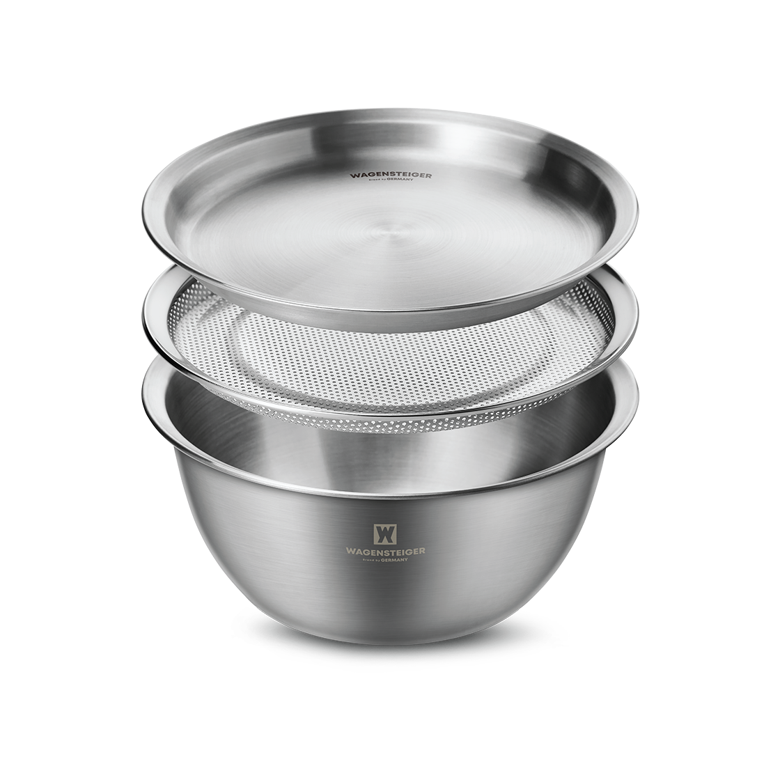 GUUDWA0380 WAGENSTEIGER Stainless Double Tray & Mix 3pcs 22cm