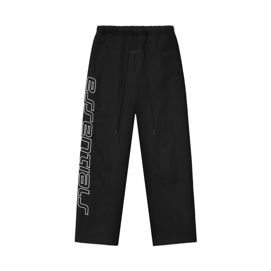 - Essentials Textured Nylon Active Trace Relaxed Drawstring Pant Vintage Black - 26SS