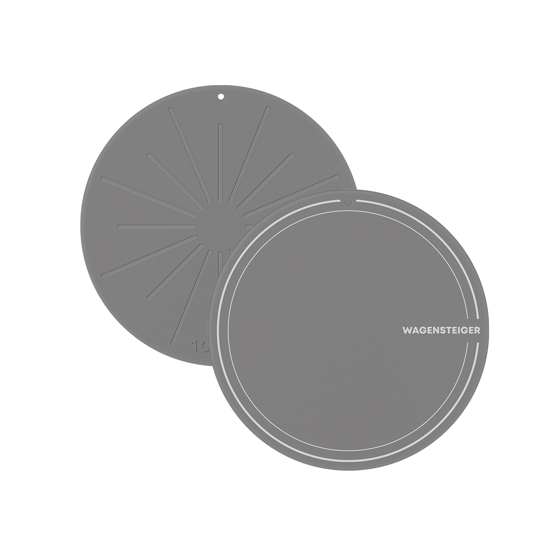 GUUDWA0543 WAGENSTEIGER Platinum Silicone Induction Protection Mat Round 25cm (Light Gray)
