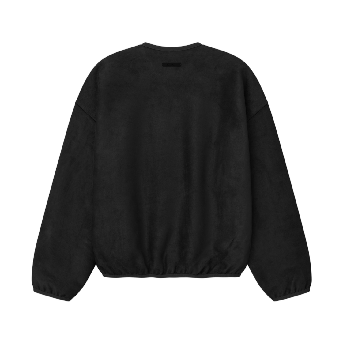에센셜 스웨이드 플리스 시그니처 모던 크루넥 스웨트셔츠 빈티지 블랙 - 26SS(Essentials Suede Fleece Signature Modern Crewneck Sweatshirt Vintage Black - 26SS) - 2