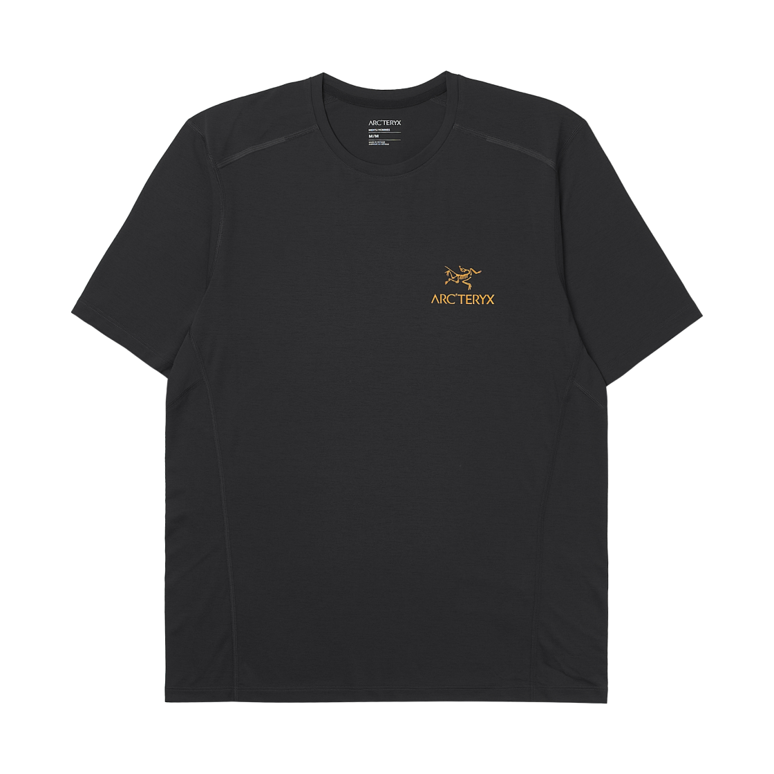 아크테릭스 모투스 아크워드 크루 SS 티셔츠 블랙 헤더(Arc'teryx Motus Arcword Crew SS T-Shirt Black Heather)