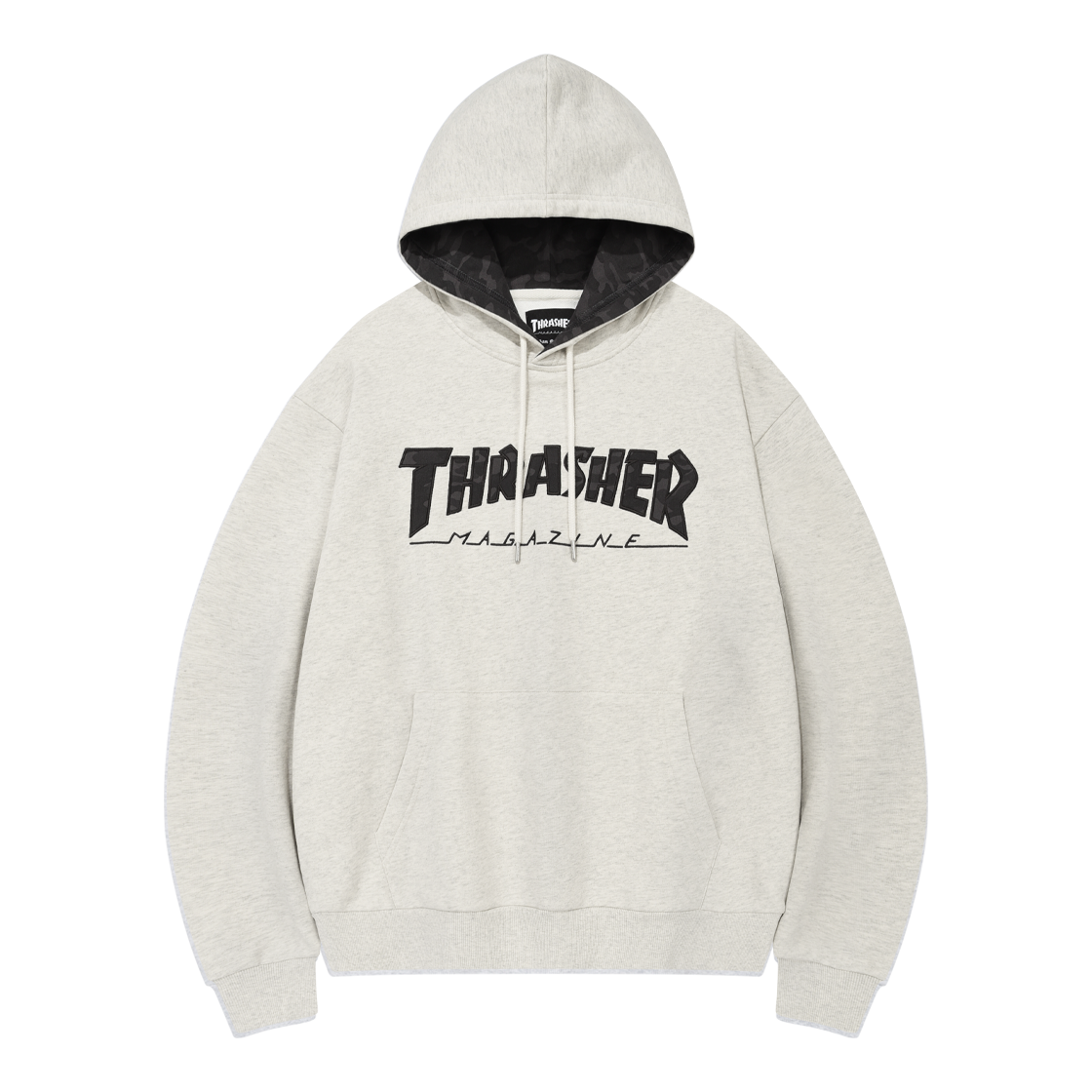 트레셔 매거진 체크 포인트 후디 오트밀(THRASHER Magazine Check Point Hoodie Otmeal)