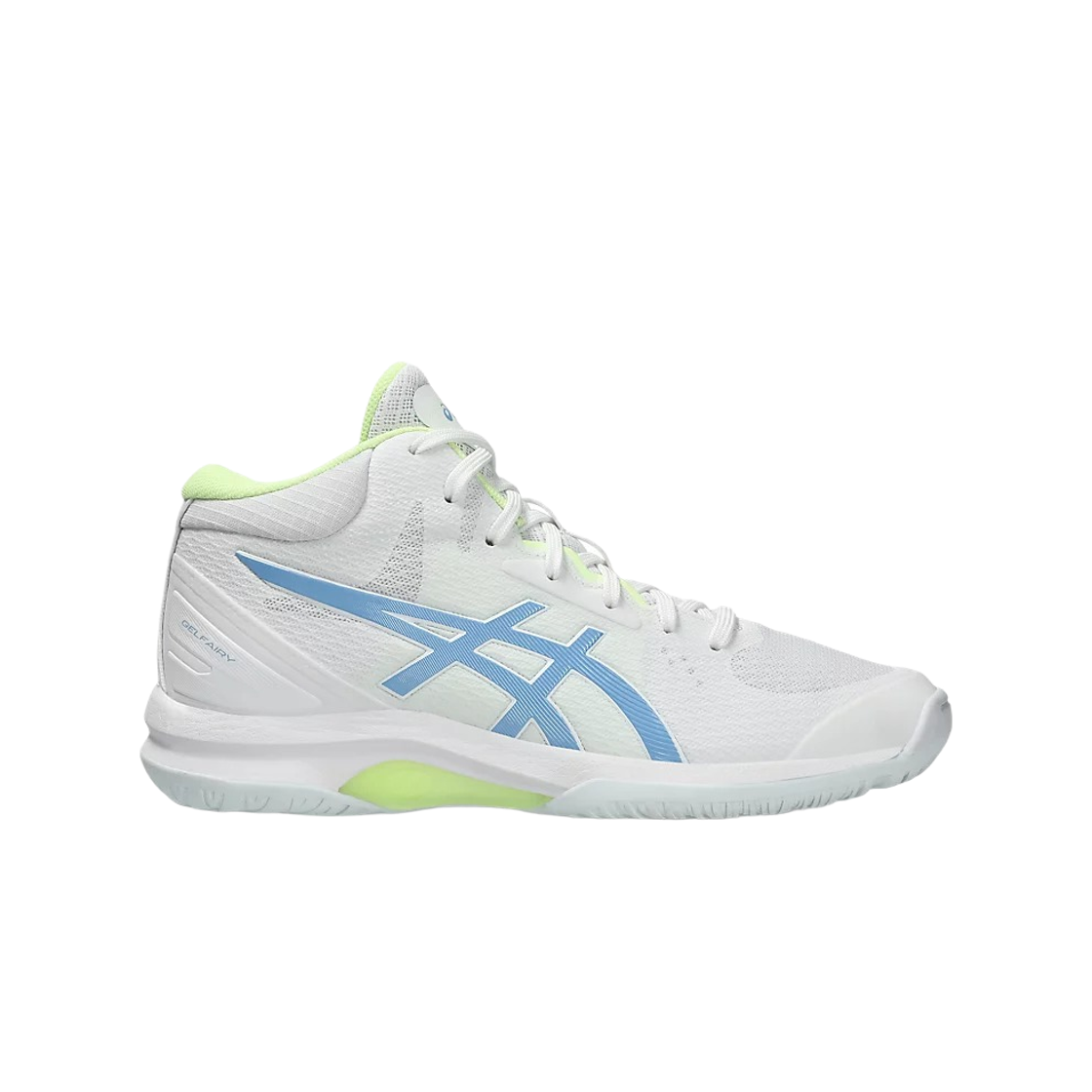 1062A007-104 (W) Asics Lady Gelfairy 9 White Blue Bliss - B Standard