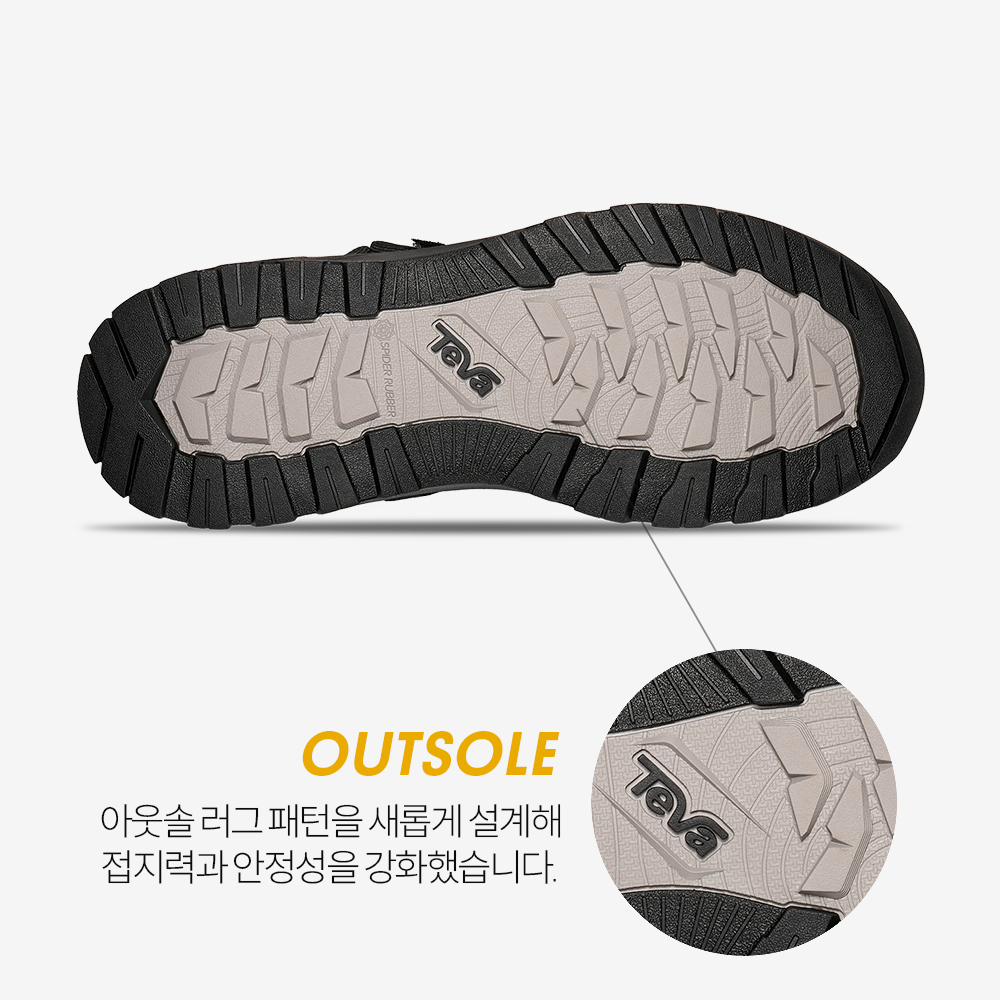 테바 여성 허리케인 XLT3 CT BLK(TEVA Women Hurricane XLT3 CT BLK) - 6