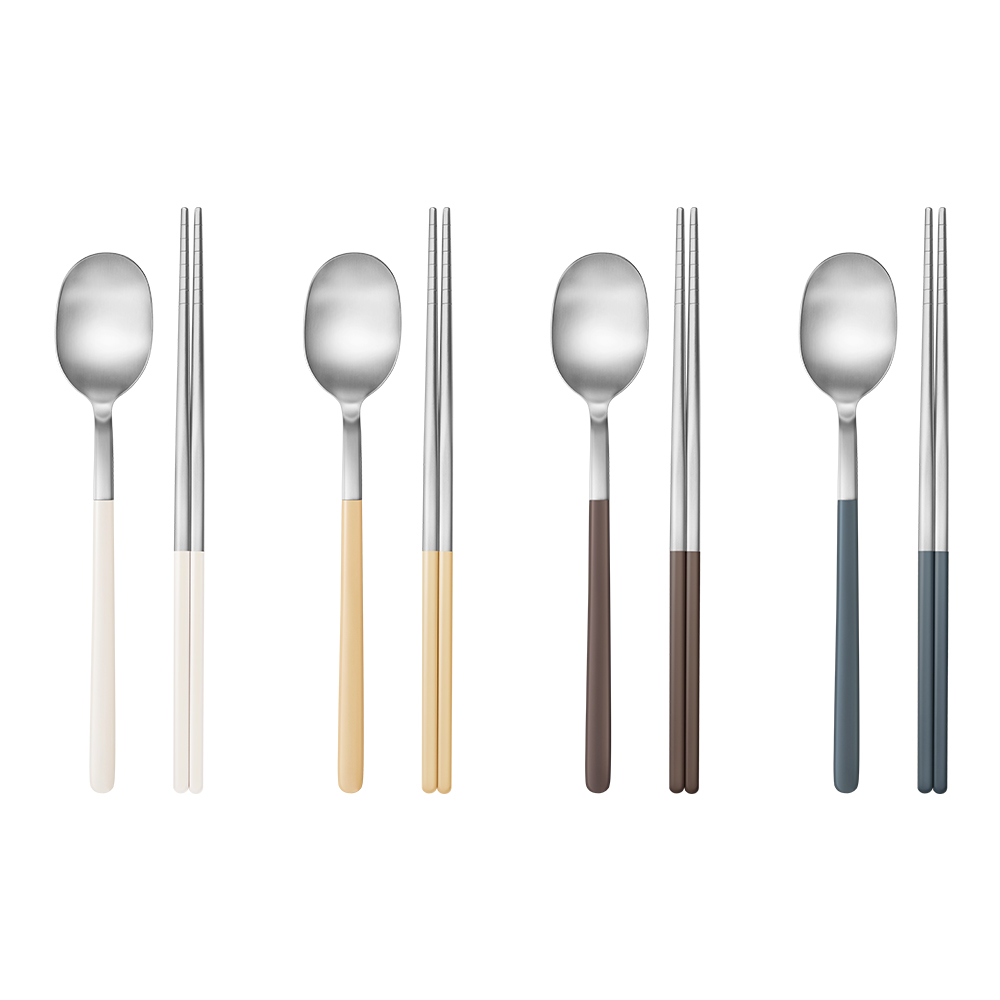 바겐슈타이거 스텐 304 데일로어 4종 컬러 수저세트(WAGENSTEIGER Stainless Steel 304 Daylor 4-Color Cutlery Set (Spoon & Chopsticks)) - 6