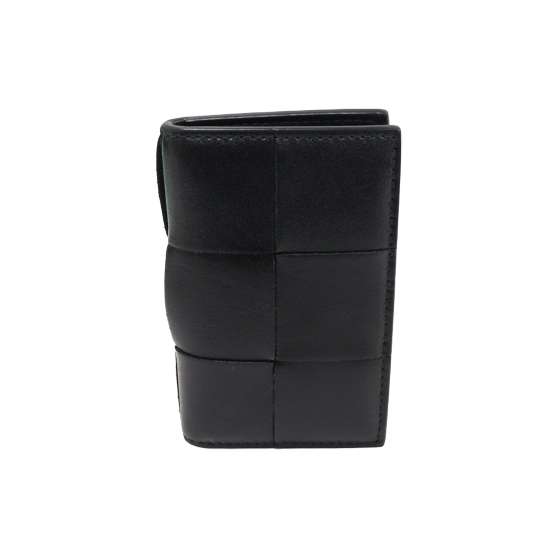 보테가베네타 748053 블랙 카프스킨 카세트 플랩 카드 케이스(Bottega Veneta 748053 Black Calfskin Cassette Flap Card Case)