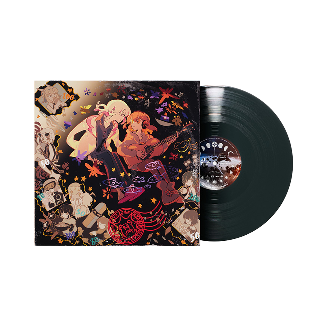 즛토마요 정규 1집 잠잠화 LP 블랙 아날로그 레코드 한정반 (2LP)(Zutomayo 1st Album Hisohiso Banashi LP Black Analog Record Edition (2LP))