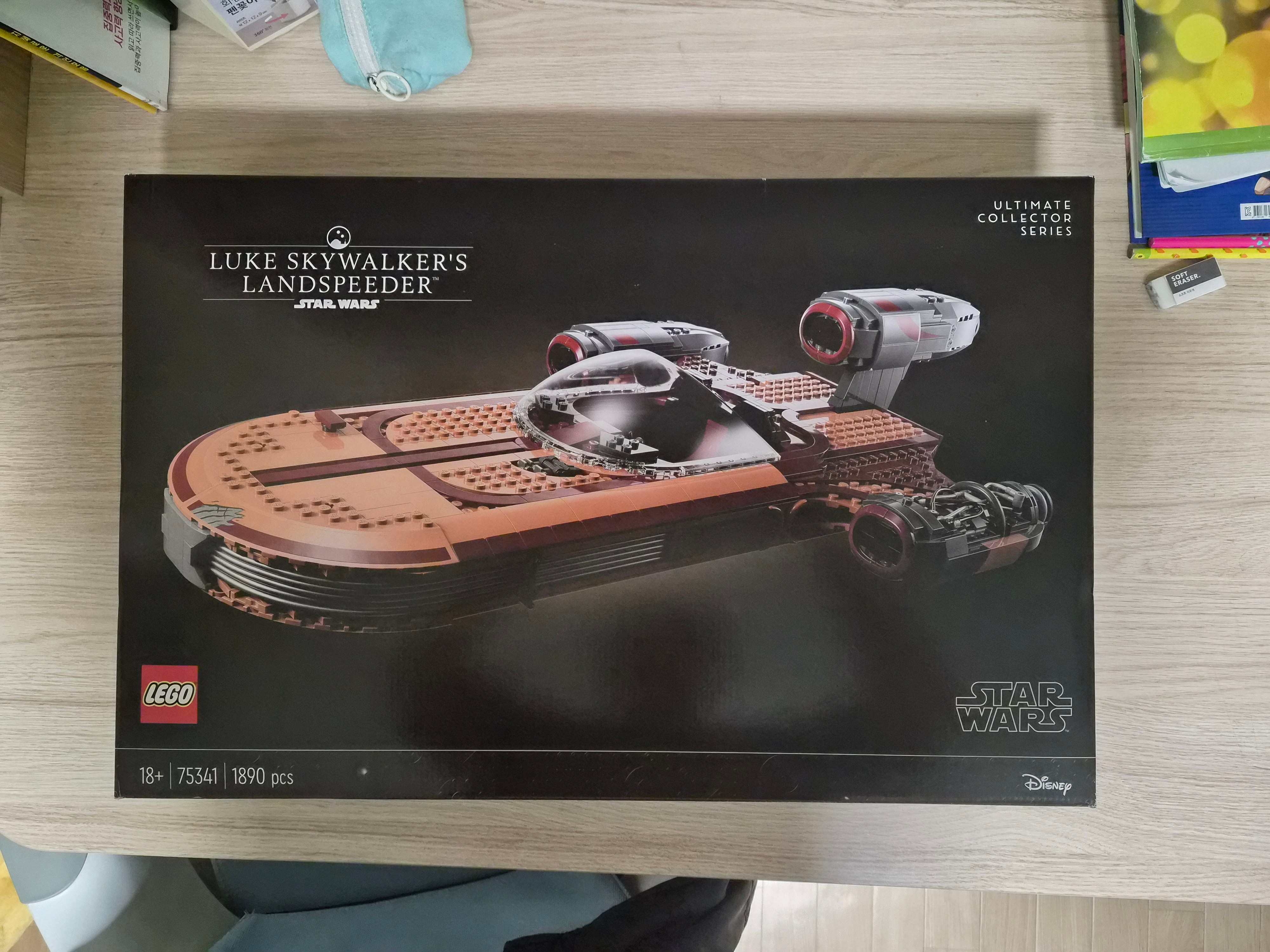 Lego Star Wars Luke Skywalker's Landspeeder 착용 스타일