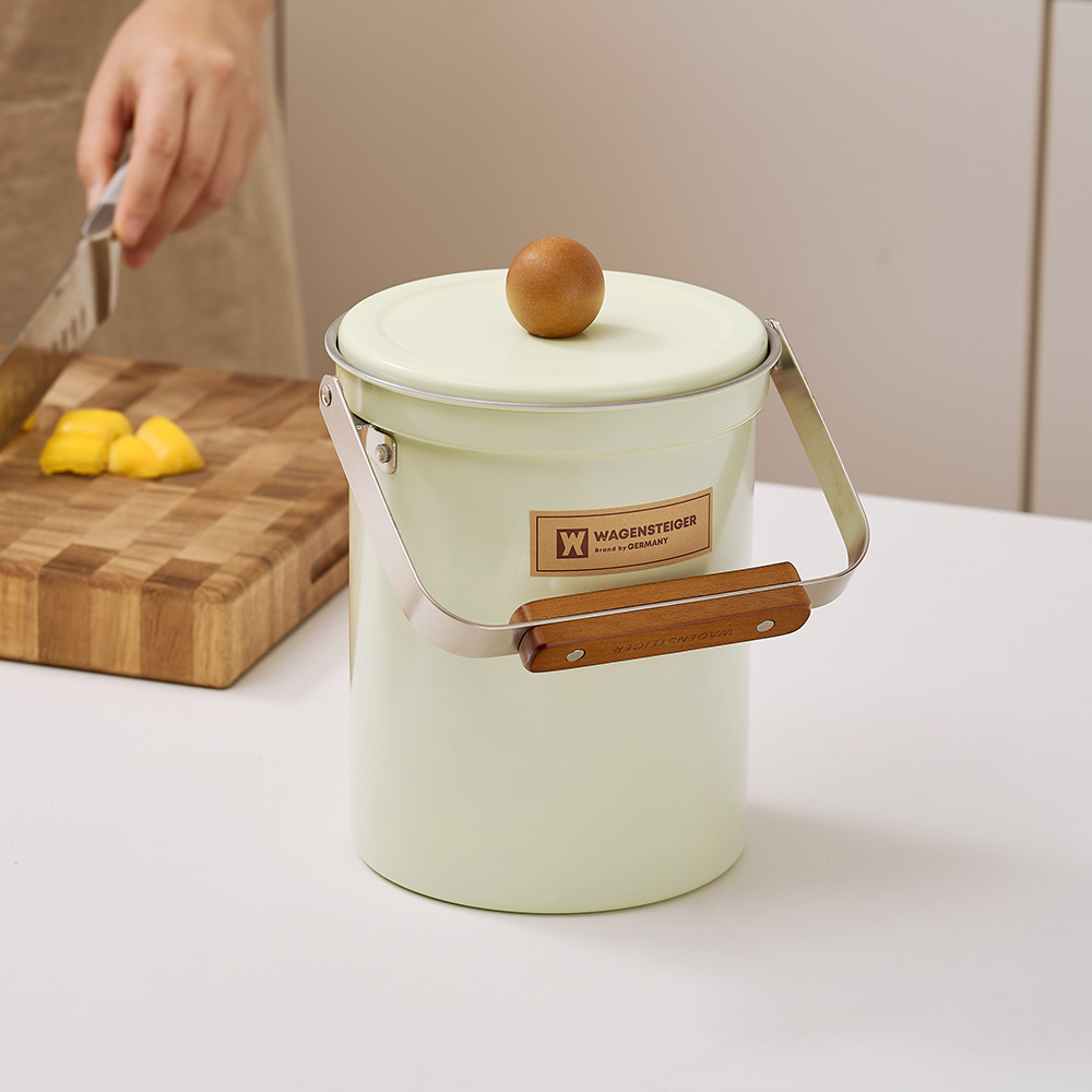 바겐슈타이거 스텐 음식물쓰레기통 3L 메탈(WAGENSTEIGER Stainless Compost Bin 3L Metal) - 4