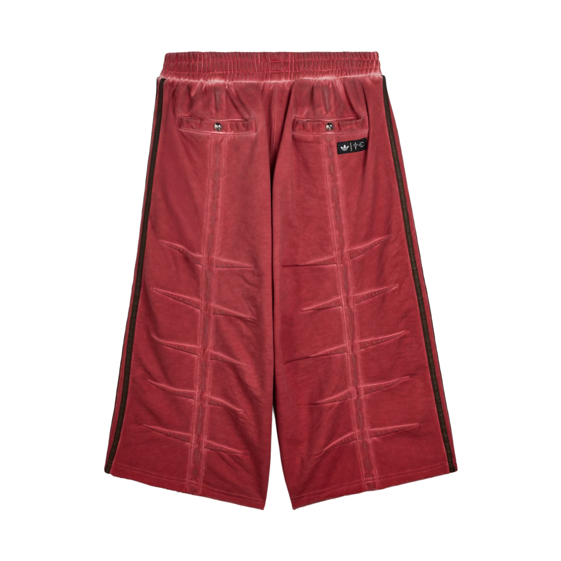 아디다스 x 떠그 클럽 버뮤다 쇼츠 파워 레드 - KR 사이즈(Adidas x Thug Club Bermuda Shorts Power Red - KR Sizing) - 2