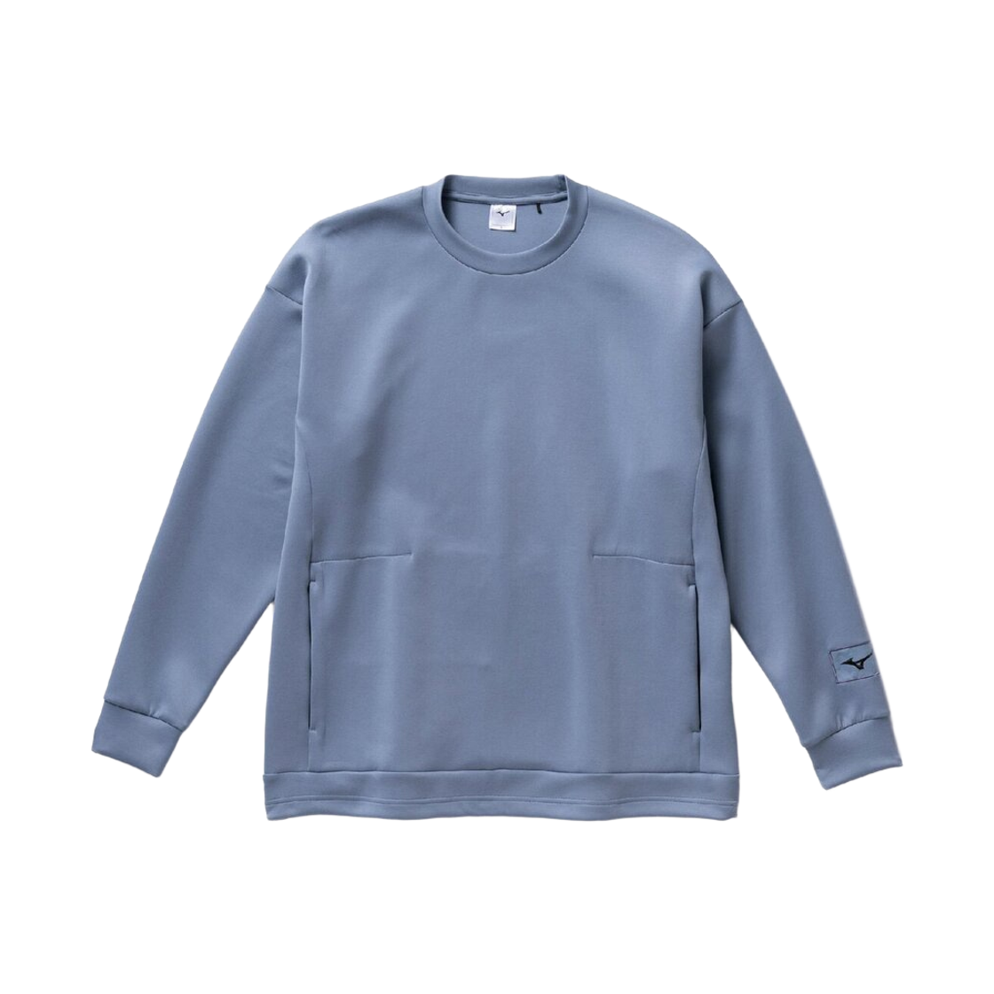 미즈노 루즈 핏 스웨트 크루 와일드 윈드 블루(Mizuno Loose Fit Sweat Crew Wild Wind Blue) - 1