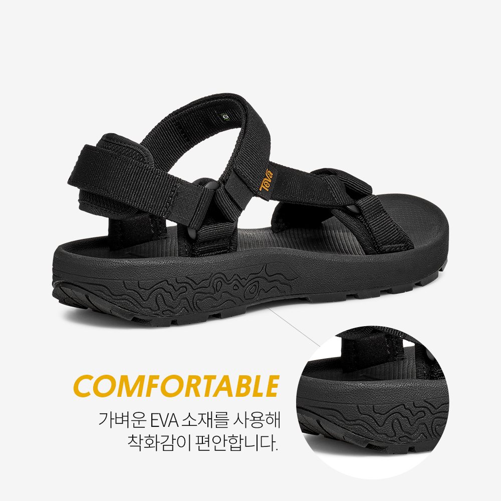 테바 남성 하이드라트렉 샌들 BLK(TEVA Men Hydratrek Sandal BLK) - 4