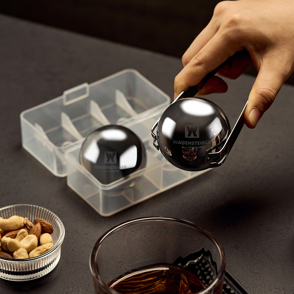바겐슈타이거 스텐 304 빅 아이스볼 세트 위스키볼 얼음볼(WAGENSTEIGER Stainless 304 Big Ice Ball Set) - 6