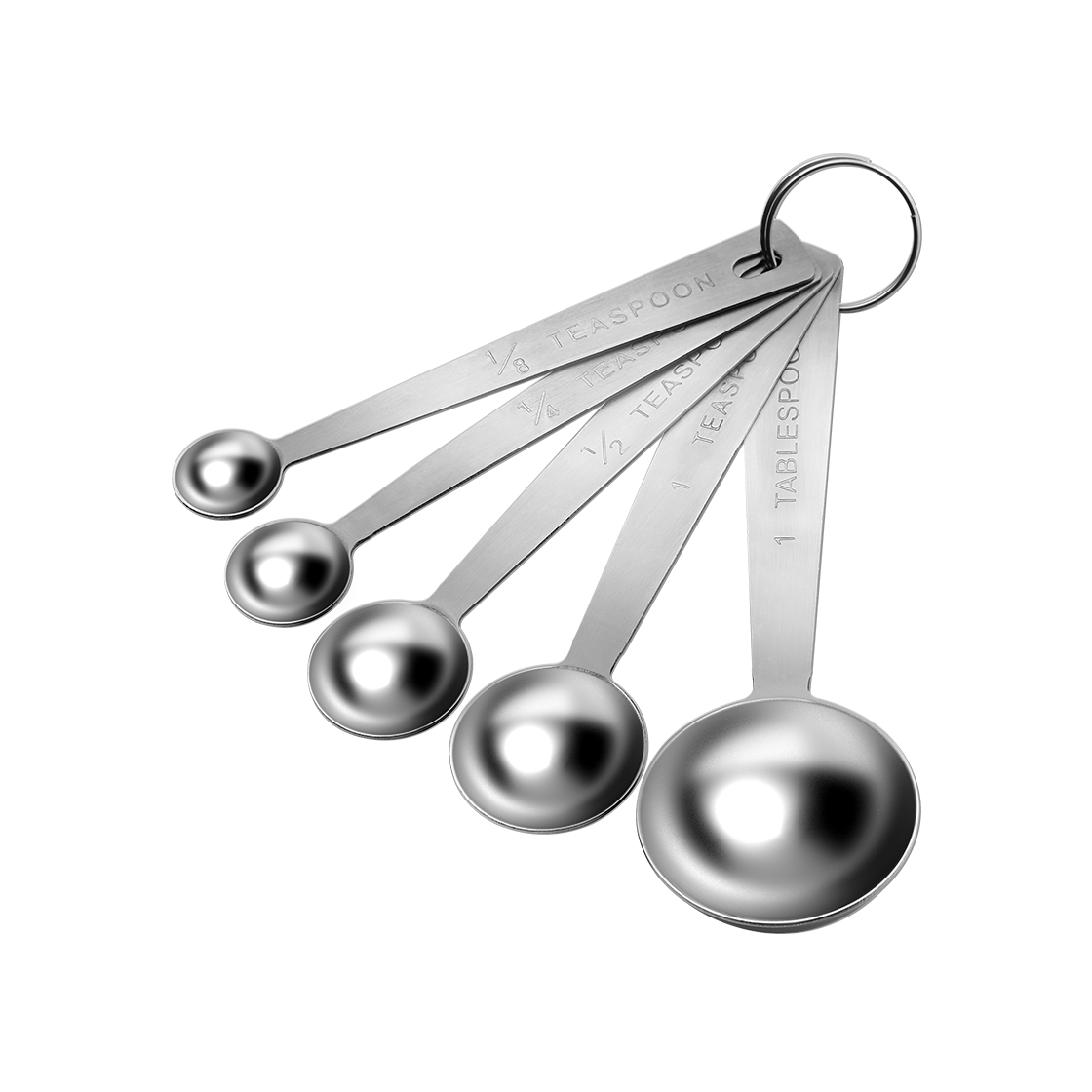 바겐슈타이거 스텐 계량스푼 5p(WAGENSTEIGER Stainless Measuring Spoon 5p Set) - 1