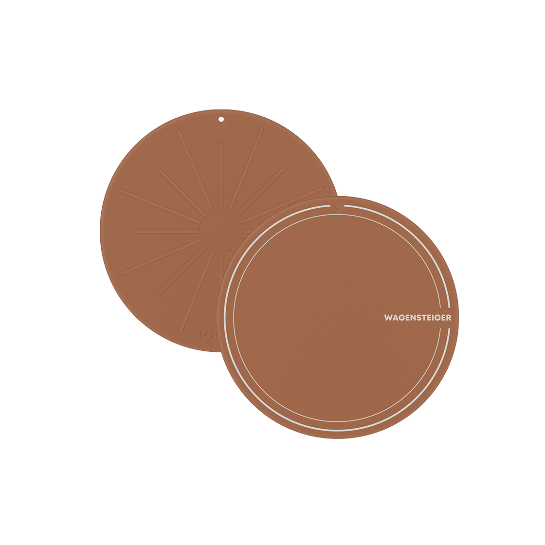 GUUDWA0535 WAGENSTEIGER Platinum Silicone Induction Protection Mat Round 20cm (Brown)