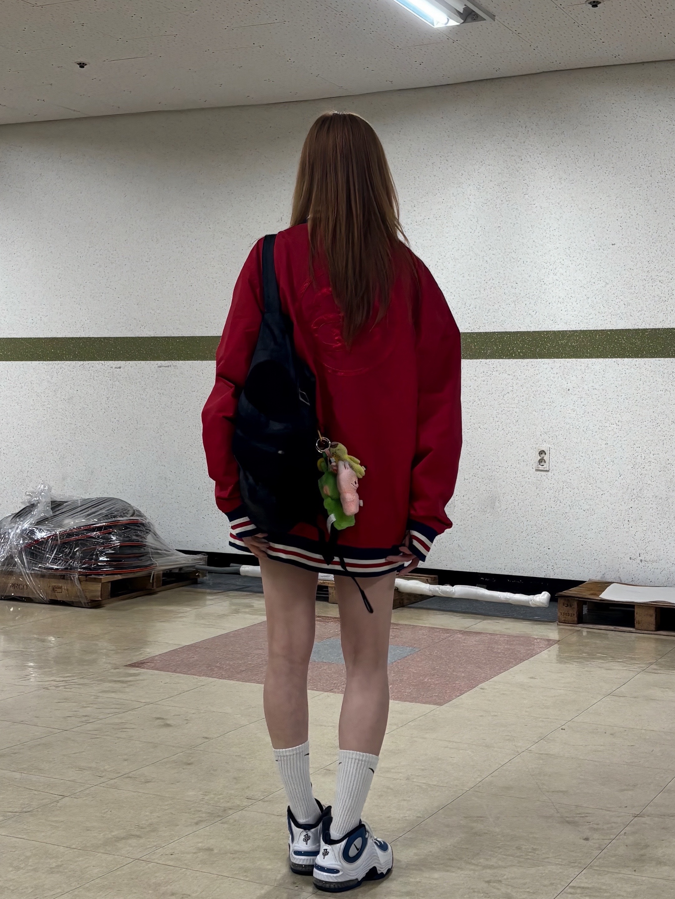 Nike Air Penny II Atlantic Blue, Mischief Lightweight Zip Around Backpack Black 착용 스타일 - 8