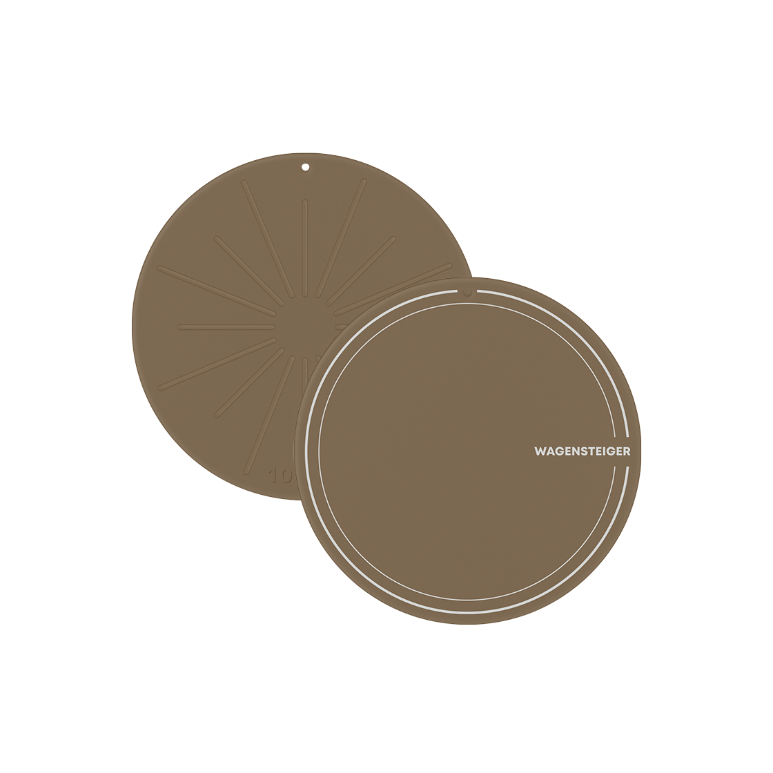 GUUDWA0534 WAGENSTEIGER Platinum Silicone Induction Protection Mat Round 20cm (Mocha)
