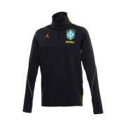 Jordan x CBF Brazil Strike Jordan Dri-FIT Soccer Knit Drill Top Black Yellow Pulse Infrared 23