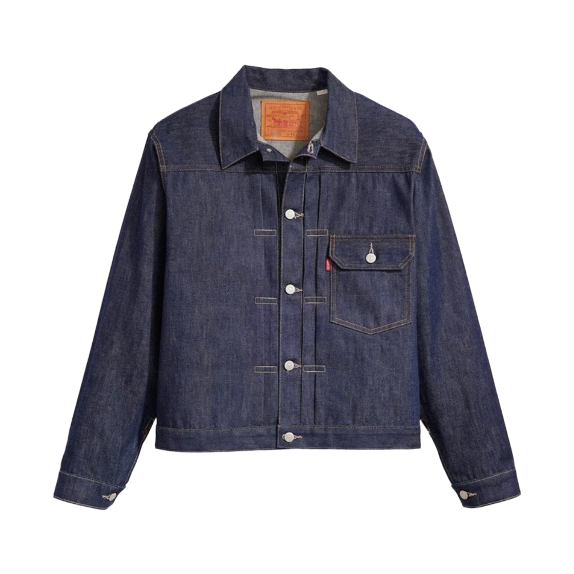 리바이스 LVC 1933 타입 1 자켓 오가닉 리지드 인디고(Levi's LVC 1936 Type I Jacket Organic Rigid Indigo)