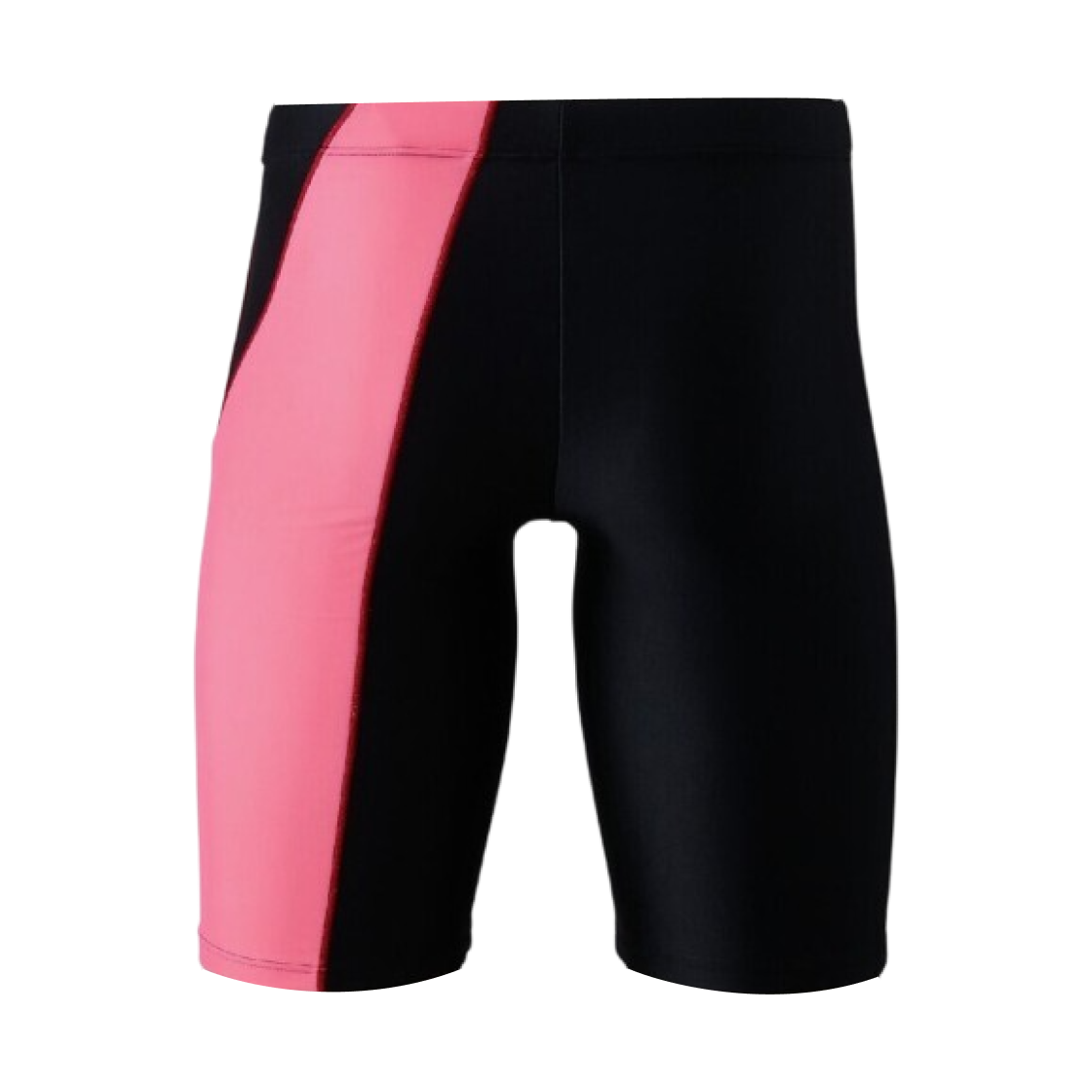 미즈노 스트로크 원 발수 스윔 피트니스 하프 스패츠 블랙 블룸 핑크(Mizuno Stroke One Water-Repellent Swim Fitness Half Spats Black Bloom Pink) - 2