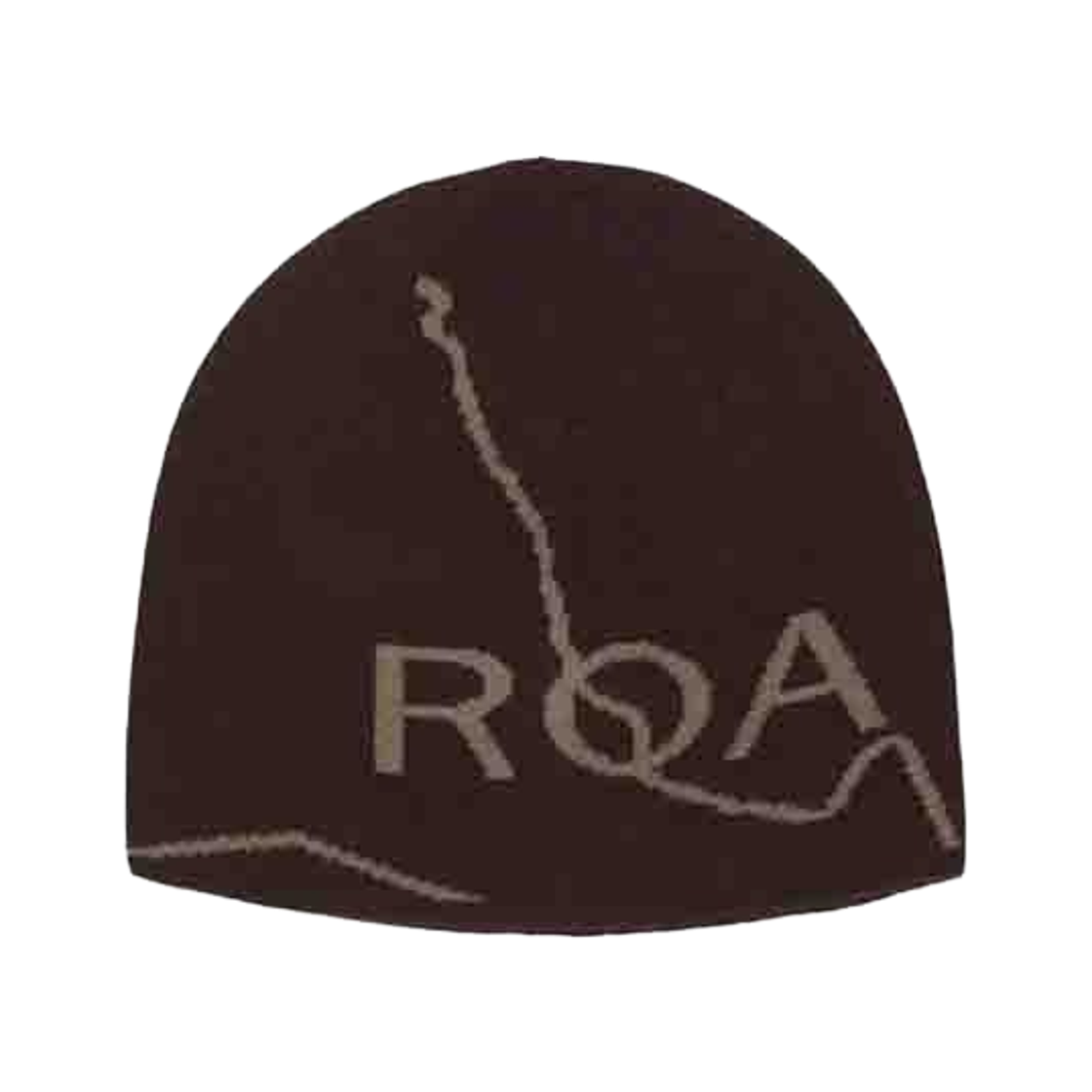 로아 로고 울 비니 브라운(Roa Logo Wool Beanie Brown)