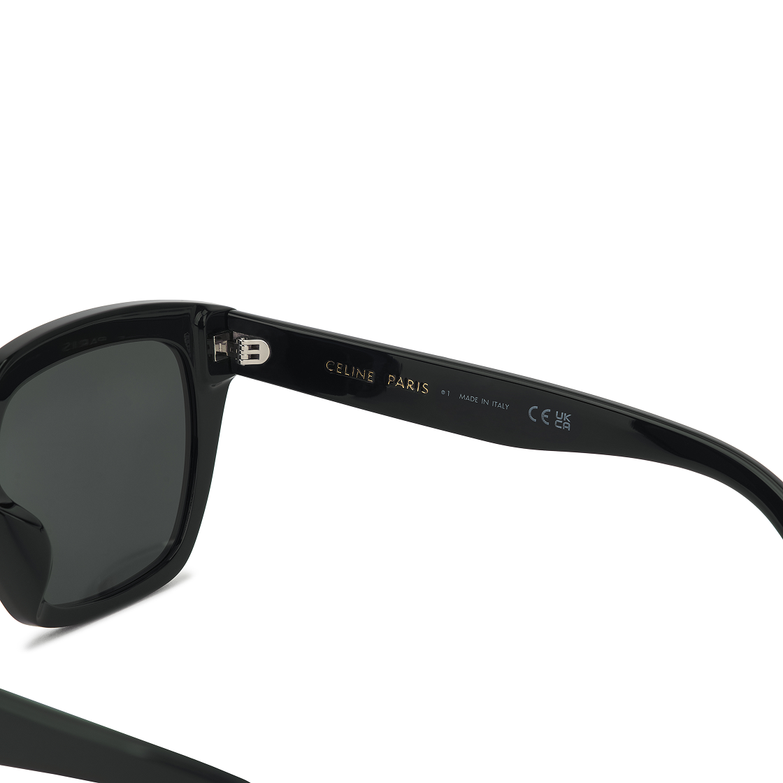 (W) 셀린느 아세테이트 모노크롬 03 선글라스 블랙((W) Celine Monochroms 03 Sunglasses in Acetate Black) - 5