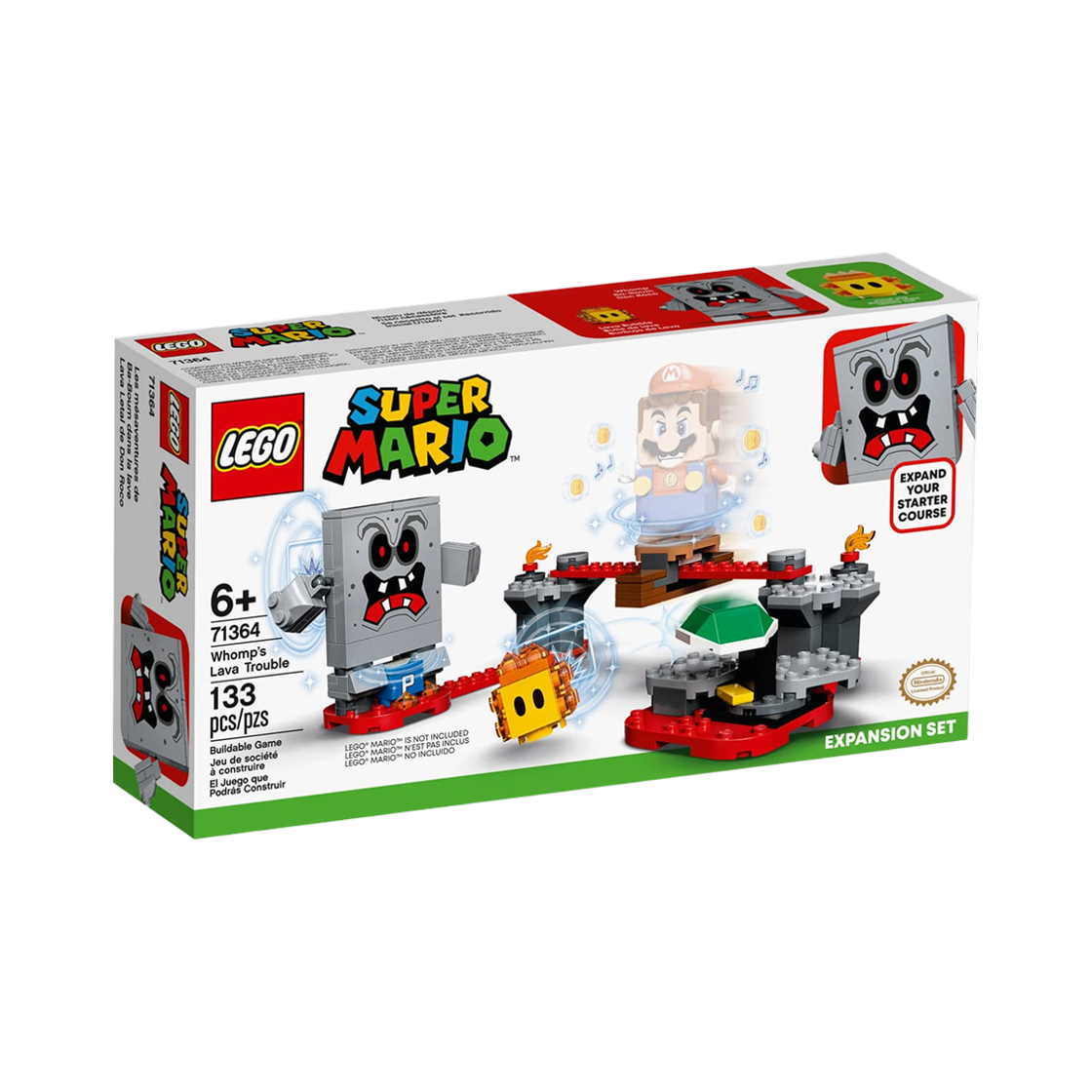 레고 슈퍼 마리오 꽈당꽈당의 용암 소동 확장팩(Lego Super Mario Whomp’s Lava Trouble Expansion Set) - 2