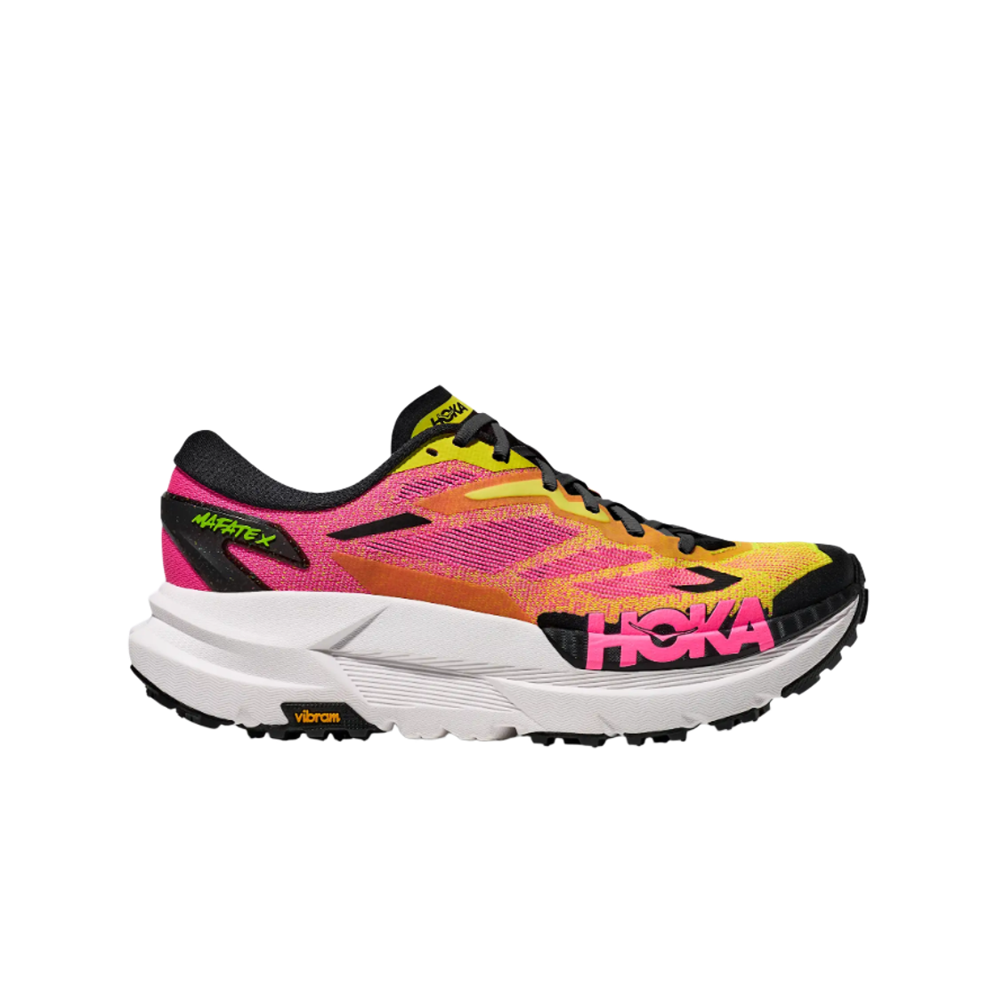 1161990-NNH Hoka Mafate X Neon Citrus Neon Rose