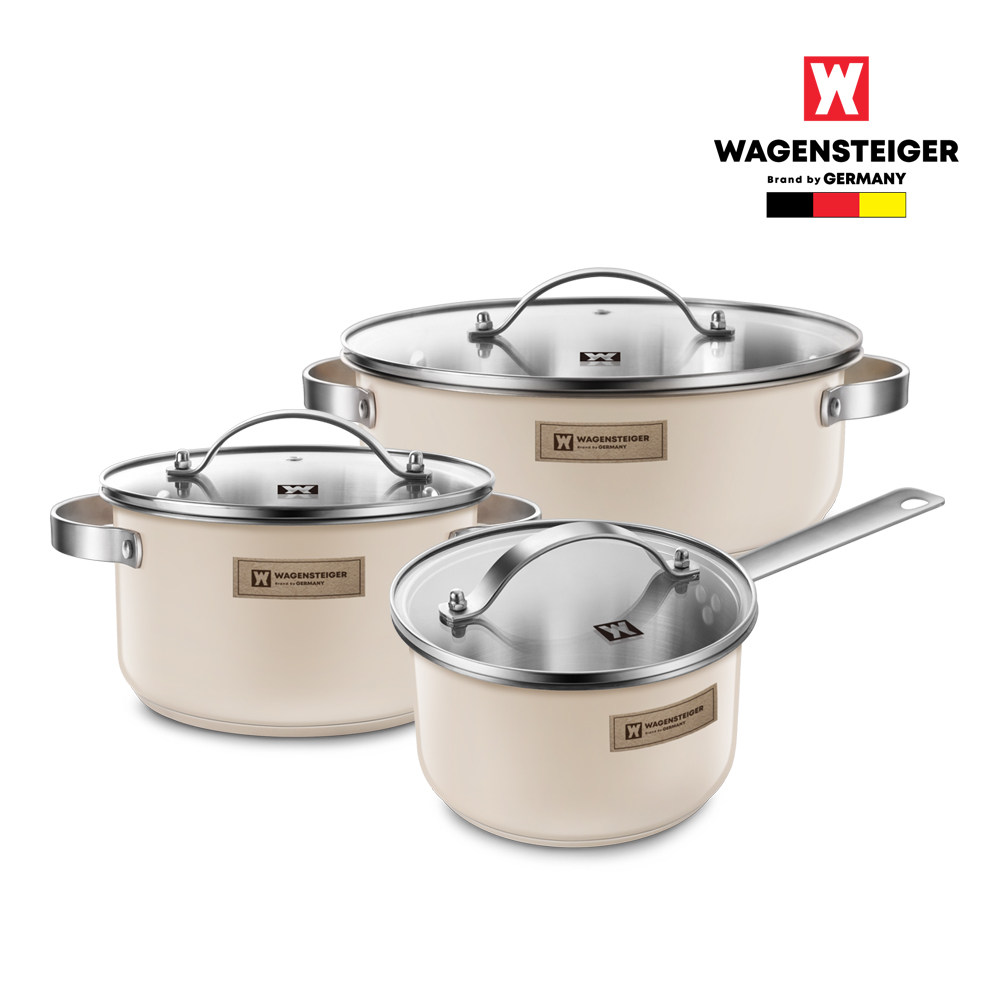 바겐슈타이거 파머스 스텐냄비 3종세트 파머스 아이보리(WAGENSTEIGER Farmers Pot 3pc Set Ivory) - 5