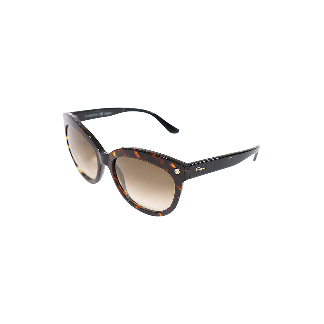 페라가모 SF675S 브라운 레오파드 프레임 금장 간치니 여성 선글라스(Salvatore Ferragamo SF675S Brown Leopard Frame Gold Gancini Women's Sunglasses) - 1