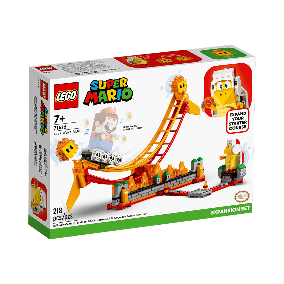 레고 슈퍼 마리오 용암 파도 타기 확장팩(Lego Super Mario Lava Wave Ride Expansion Set) - 2