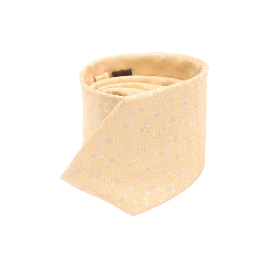 ITSMEWDFQOVU Celine Silk Beige Triomphe Pattern Tie