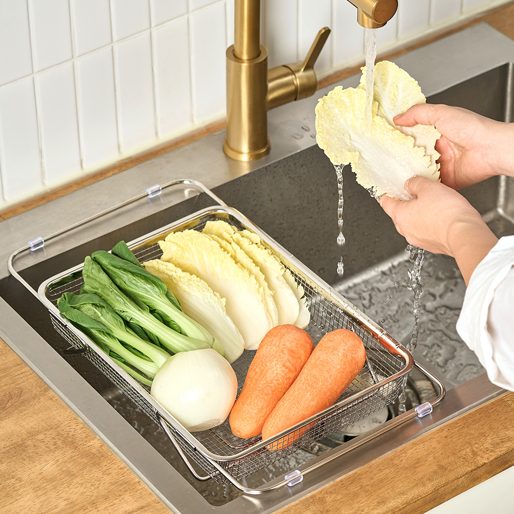 바겐슈타이거 스텐 304 슬라이딩 메쉬 바스켓 대(WAGENSTEIGER Stainless 304 Sliding Mesh Basket L) - 6