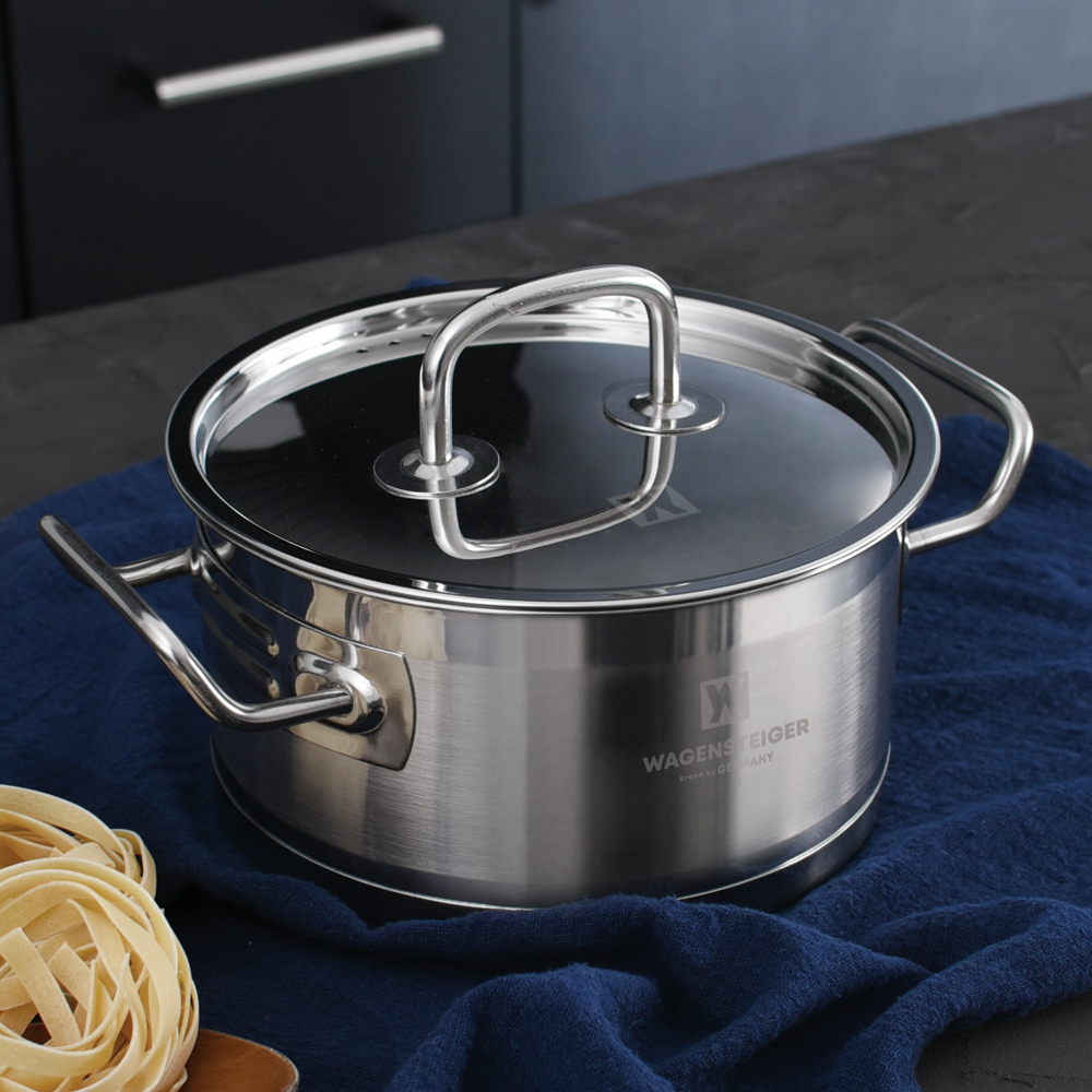 바겐슈타이거 스칼 IH 스텐 냄비 양수 20cm(WAGENSTEIGER S-KAL IH Stainless Pot Double 20cm) - 6