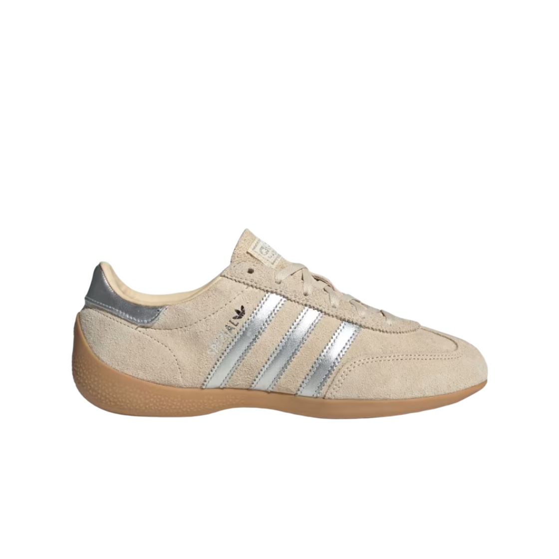 KI0910 (W) Adidas Handball Spezial Lo Pro Sand Strata Silver Metallic