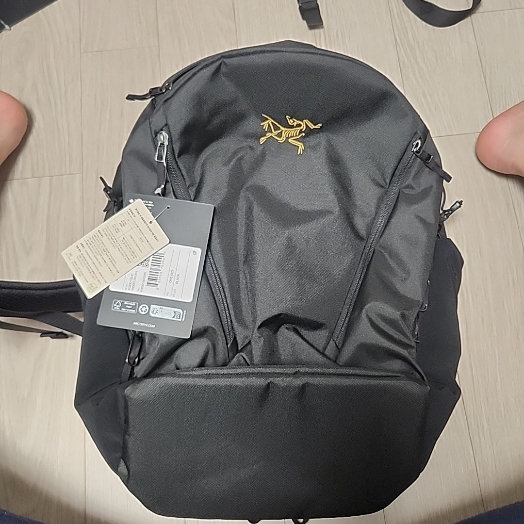 Arc'teryx Mantis 26 Backpack Black 착용 스타일