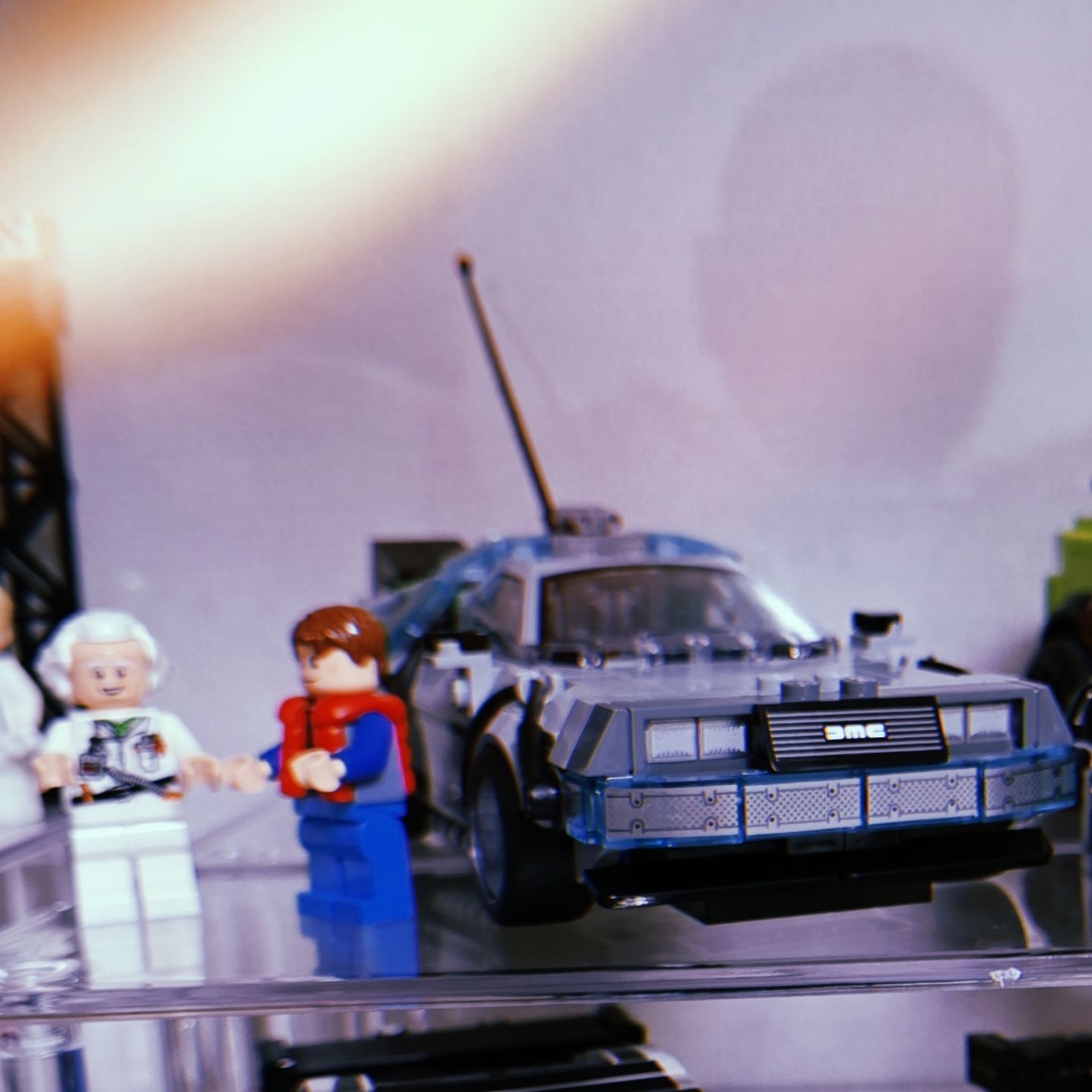 Lego Speed Champions Time Machine from Back to the Future 착용 스타일