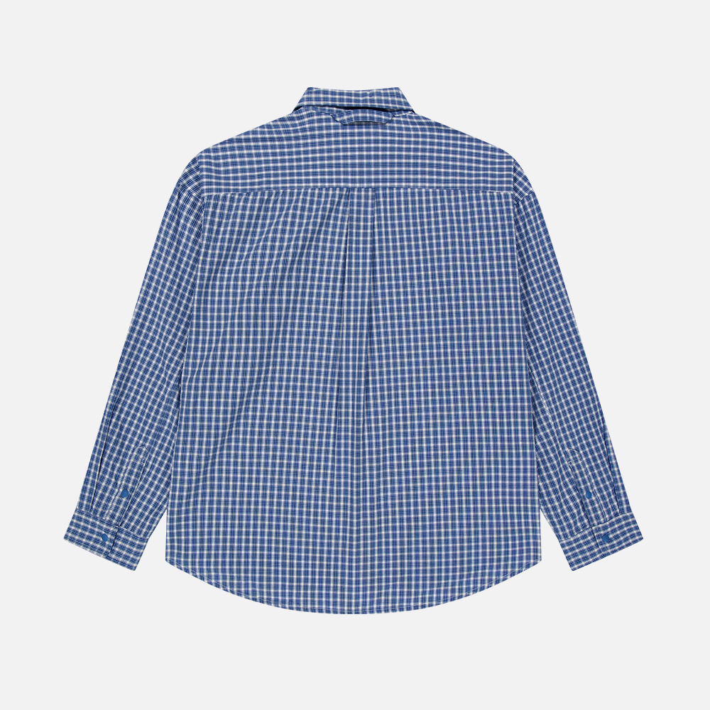 맨하탄 레코즈 7인치 바이닐 포켓 셔츠 - 블루(Manhattan Records 7in. Vinyl Pocket Shirt - Blue) - 3