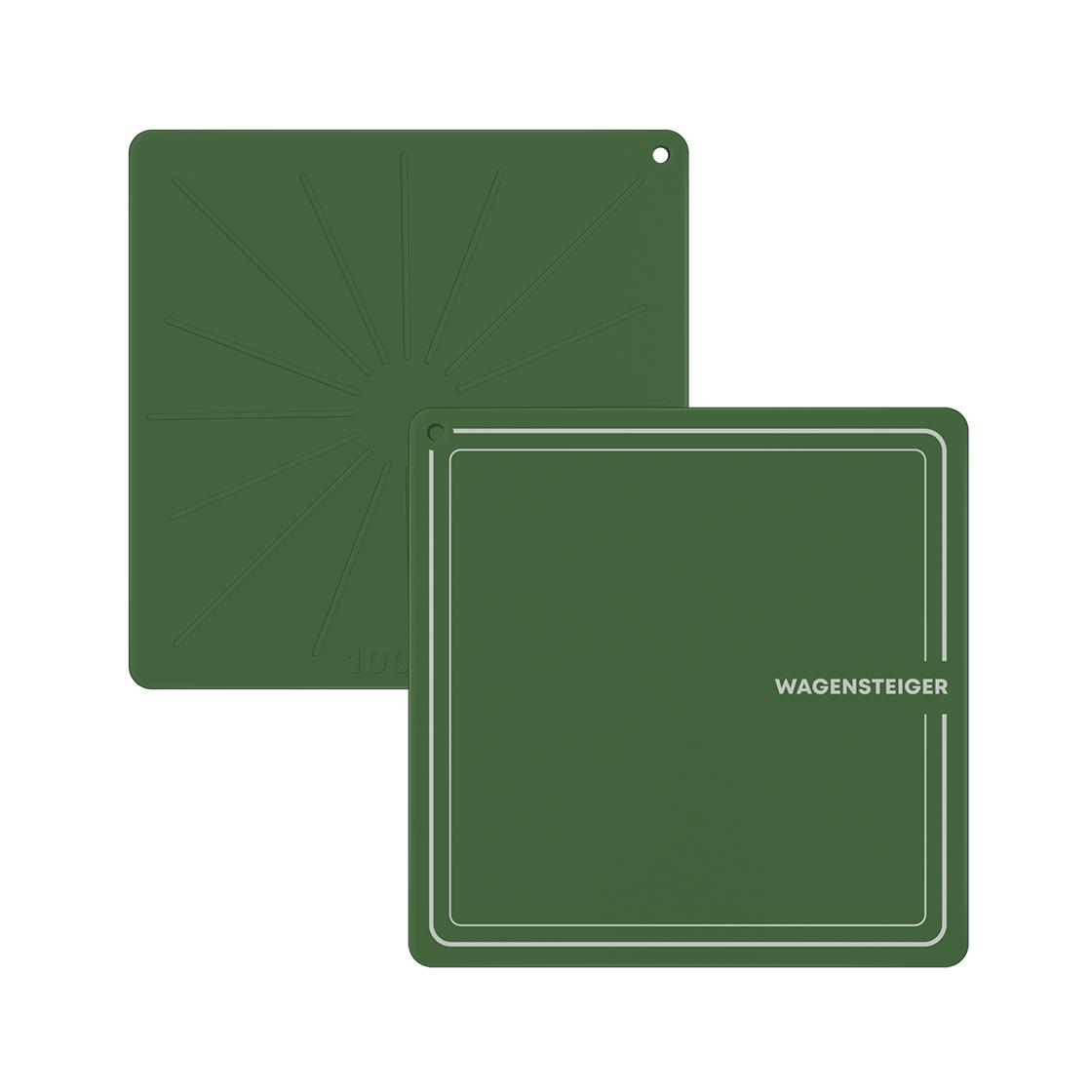 GUUDWA0554 WAGENSTEIGER Platinum Silicone Induction Protection Mat Square 22cm (Green)