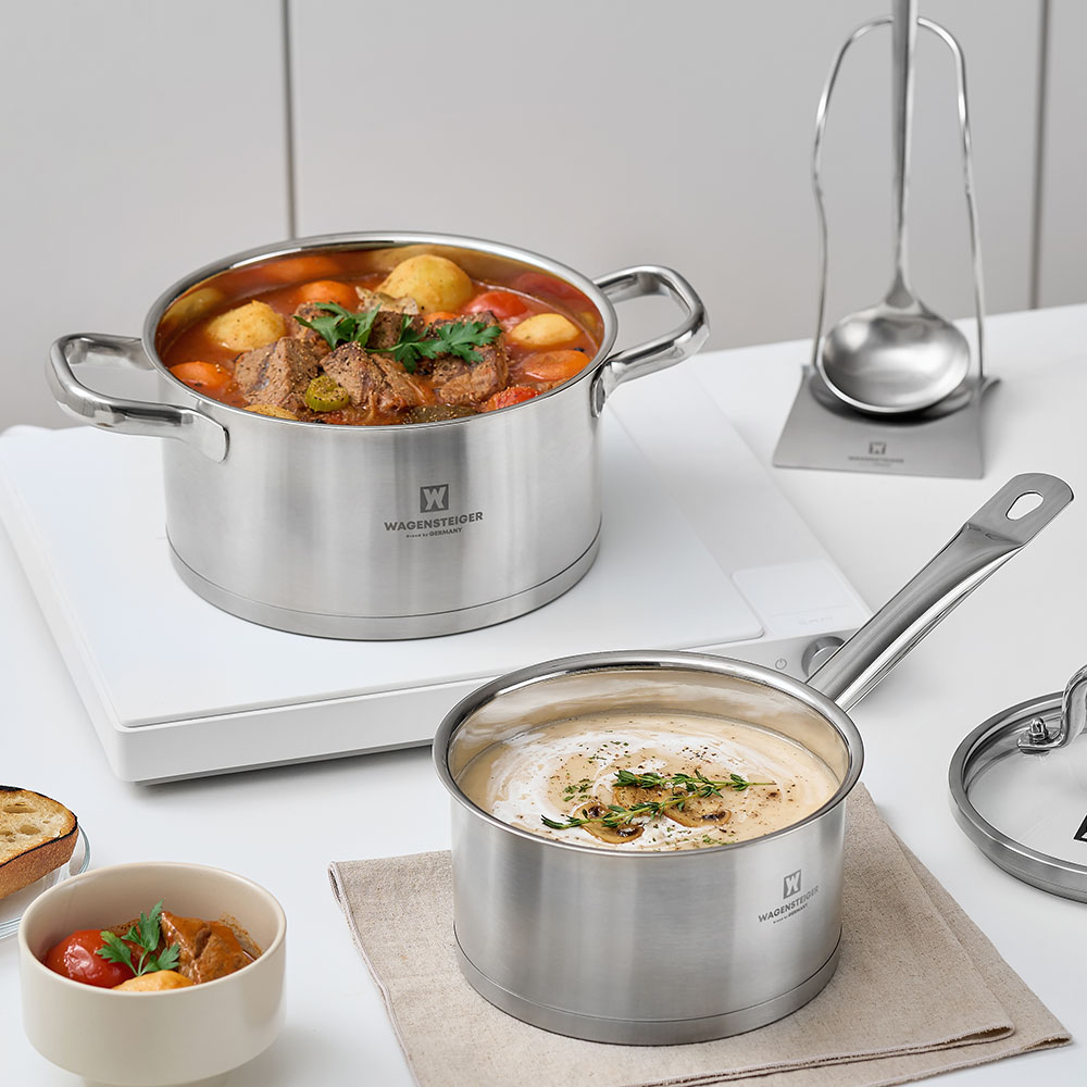 바겐슈타이거 티프 IH 스텐 냄비 양수 22cm(WAGENSTEIGER TIFF IH Stainless Pot Double 22cm) - 6