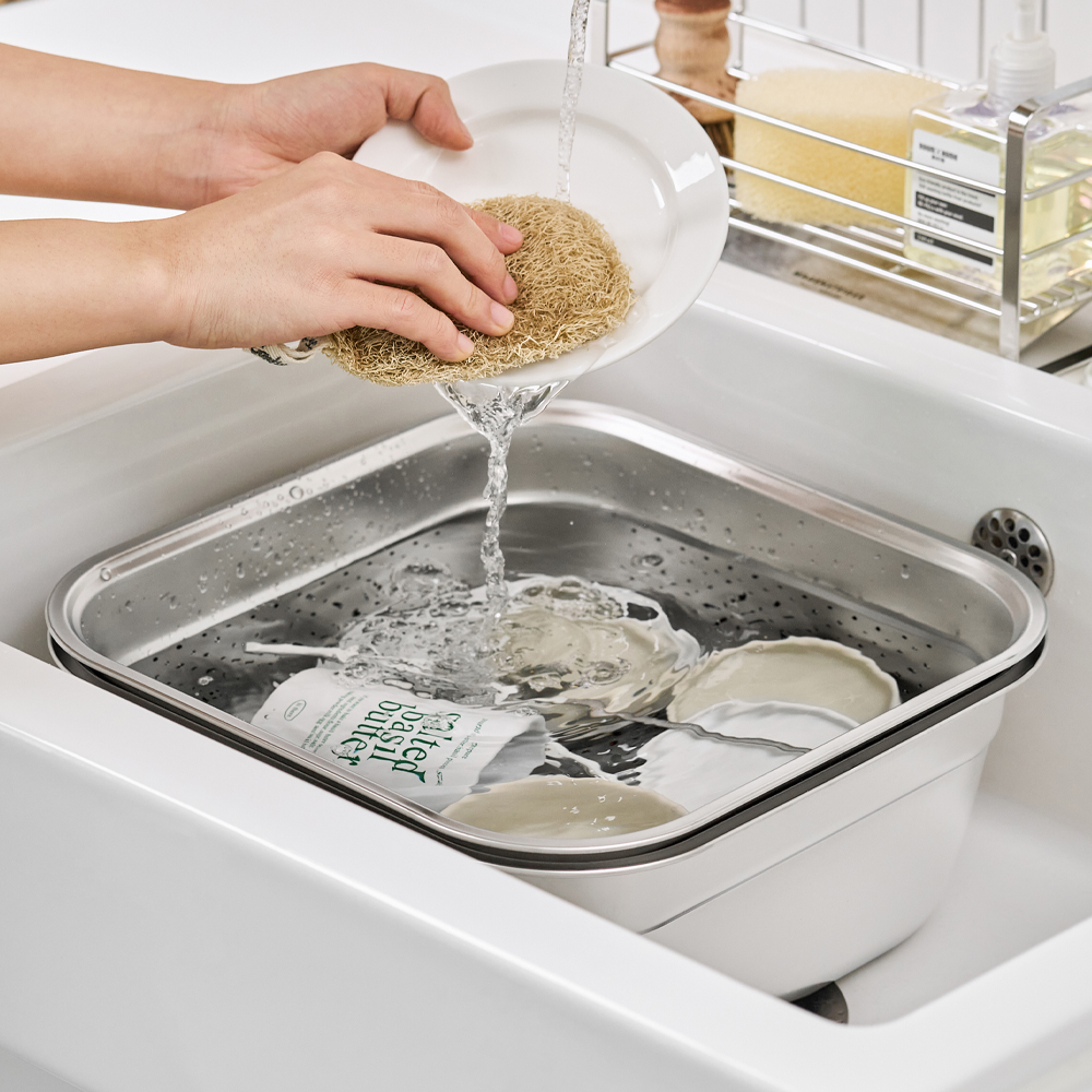 바겐슈타이거 스텐 304 워시볼 8L 2종세트(WAGENSTEIGER Stainless Wash Bowl 8L 2pc Set) - 2