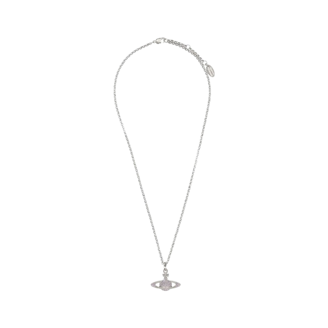 (W) 비비안 웨스트우드 미니 바스 릴리프 펜던트 네클리스 플래티넘 바이올렛((W) Vivienne Westwood Mini Bas Relief Pendant Necklace Platinum Violet) - 2