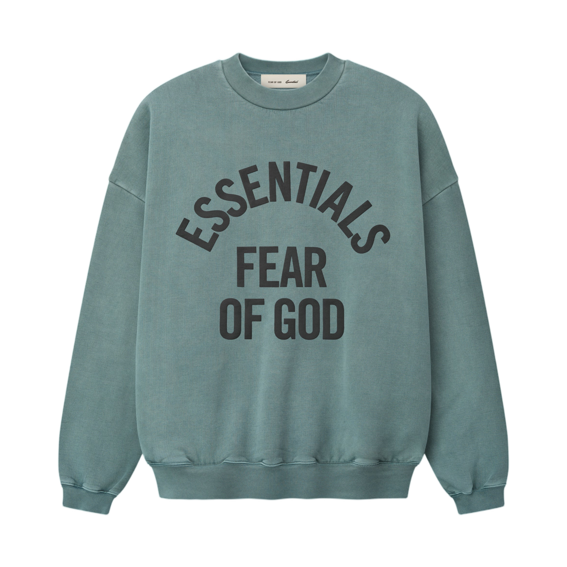 - Essentials Campus 90s Crewneck Sweatshirt Faded Coastal - 26SS