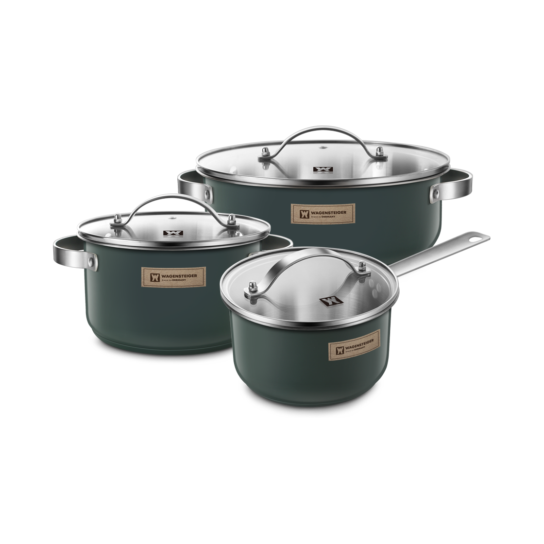 GUUD_WA0071 WAGENSTEIGER Farmers Pot 3pc Set Green
