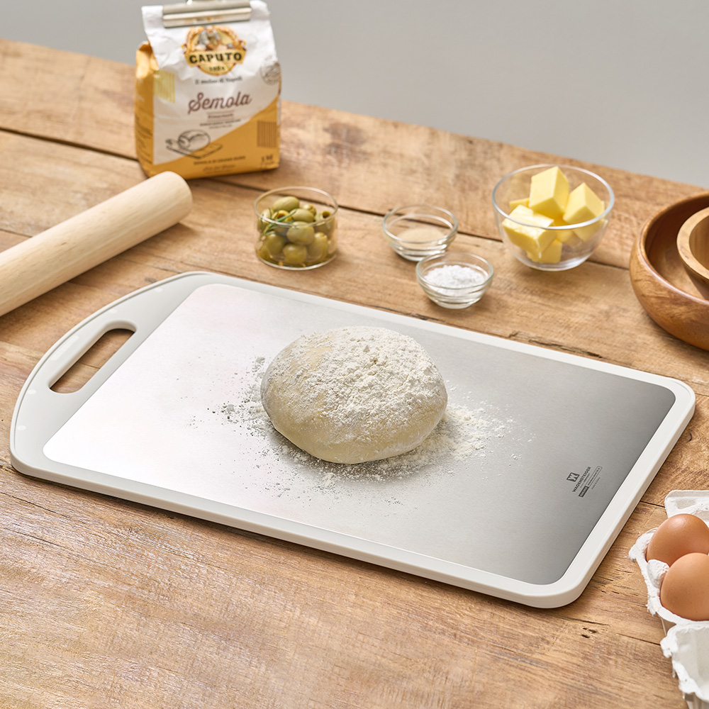 바겐슈타이거 스텐 304 스틸라이너 양면도마 (대)(WAGENSTEIGER Stainless 304 Steeliner Double-sided Cutting Board L) - 3