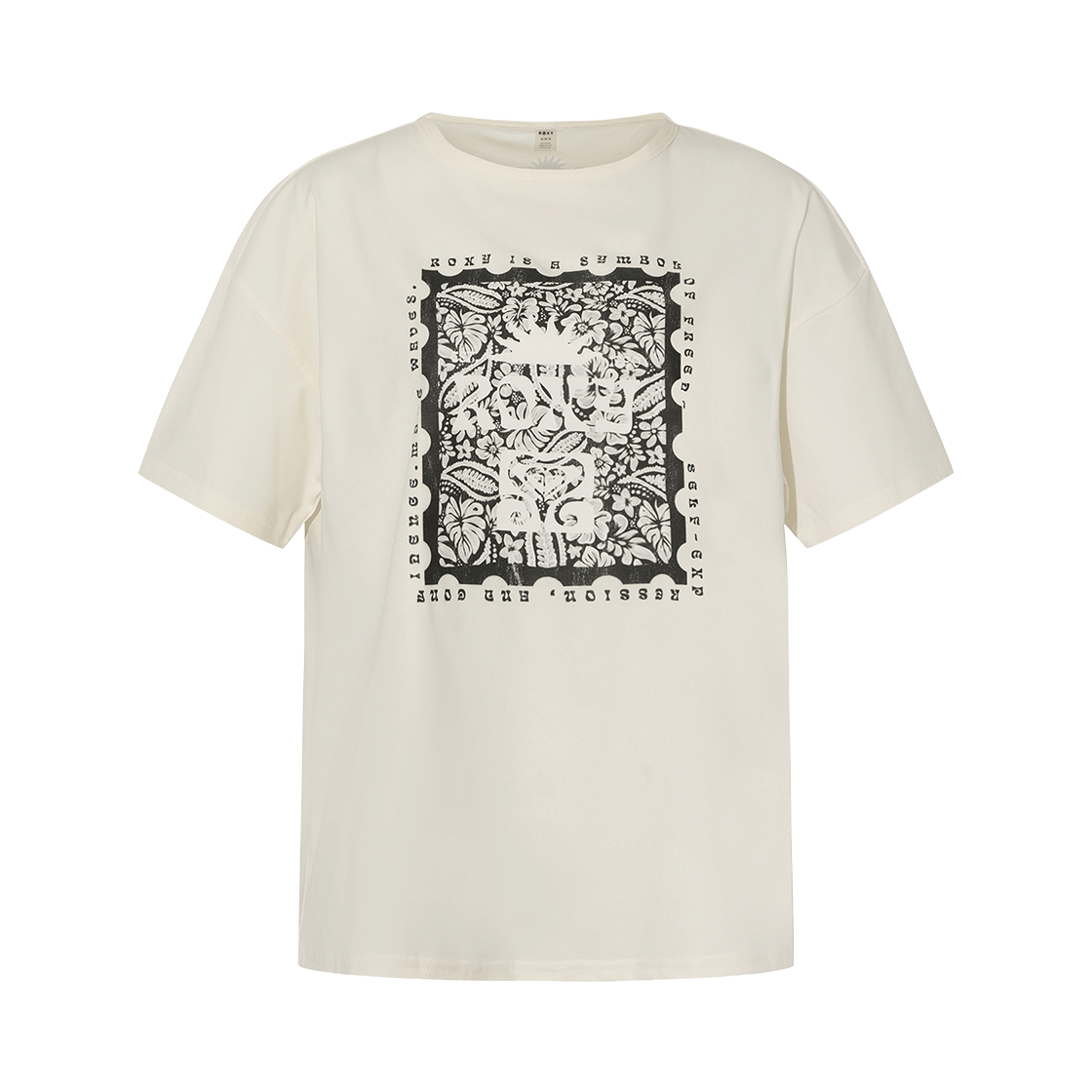 록시 리프 노트 래쉬가드 반팔 티셔츠 (RG21RE805BWH)(ROXY Reef Note Rashguard Short Sleeve T-Shirt (RG21RE805BWH)) - 1