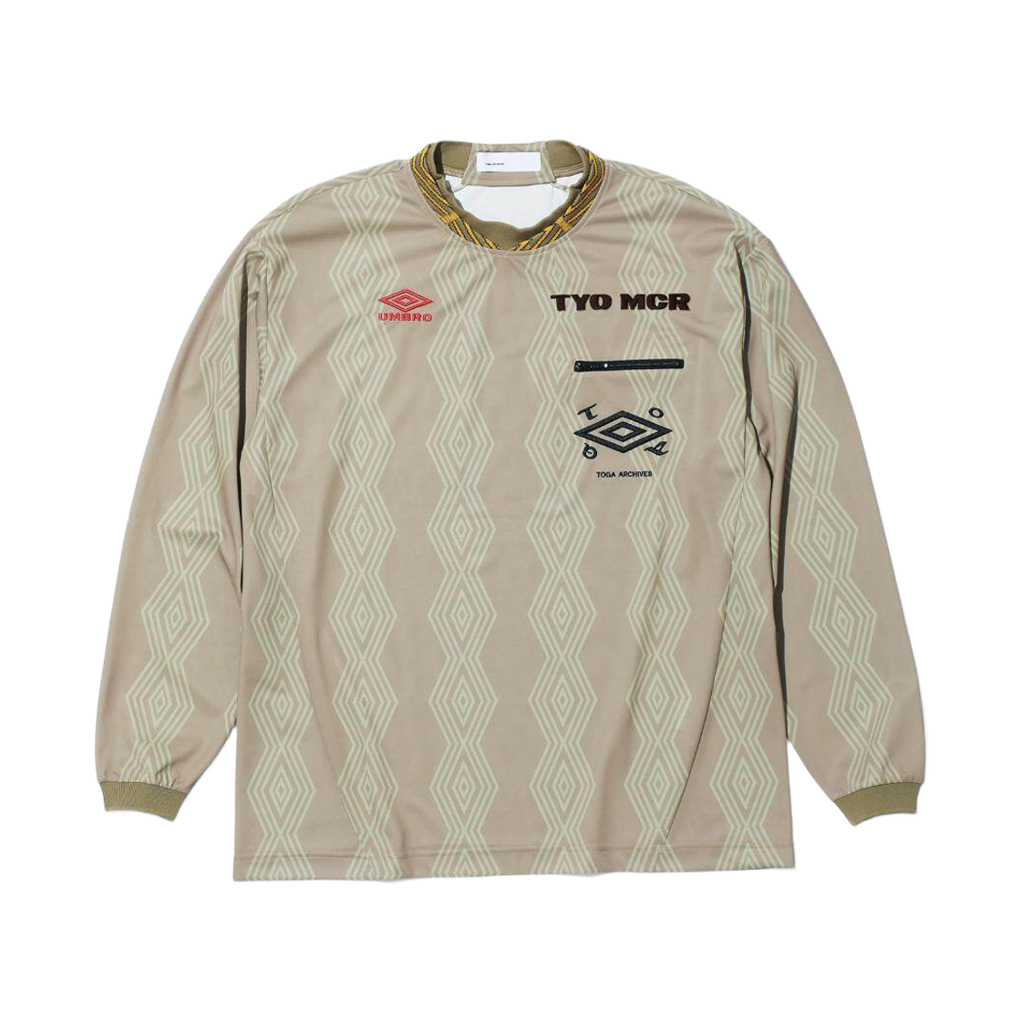 토가 x 엄브로 게임 롱슬리브 셔츠 베이지(Toga x Umbro Game L/S Shirt Beige) - 1