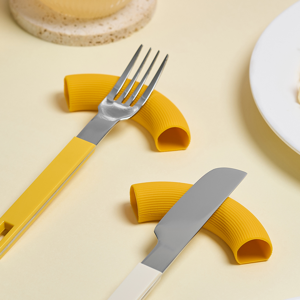 바겐슈타이거 PASTA 실리콘 시리즈 마카로니 수저받침대 2ea(WAGENSTEIGER PASTA Macaroni Spoon Rest 2ea) - 2