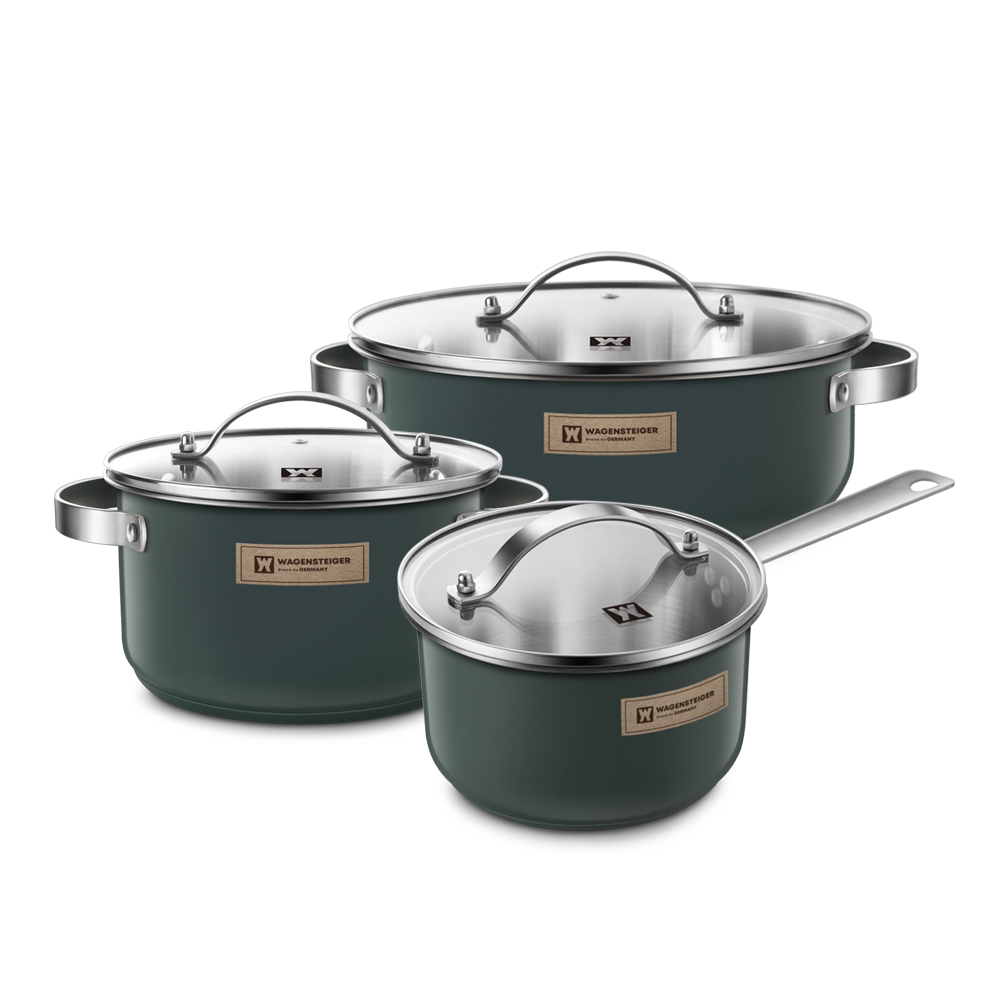 바겐슈타이거 파머스 스텐냄비 3종세트 파머스그린(WAGENSTEIGER Farmers Pot 3pc Set Green) - 5
