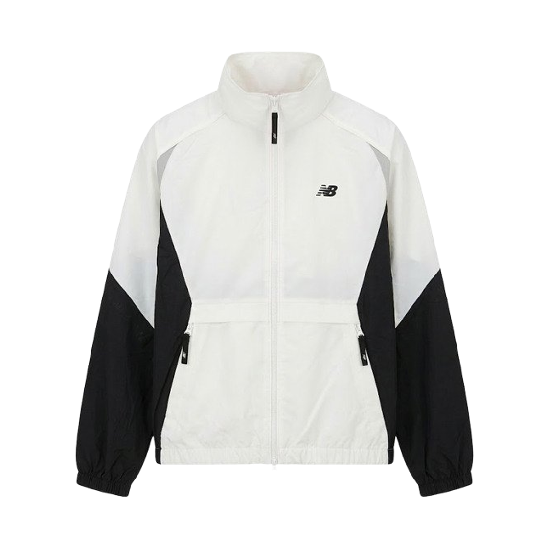 뉴발란스 세미 오버 핏 플라잉 웜업 자켓 화이트(New Balance Semi Over Fit Flying Warm Up Jacket White) - 1